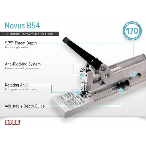 The Novus B 54/3 heavy duty stapler