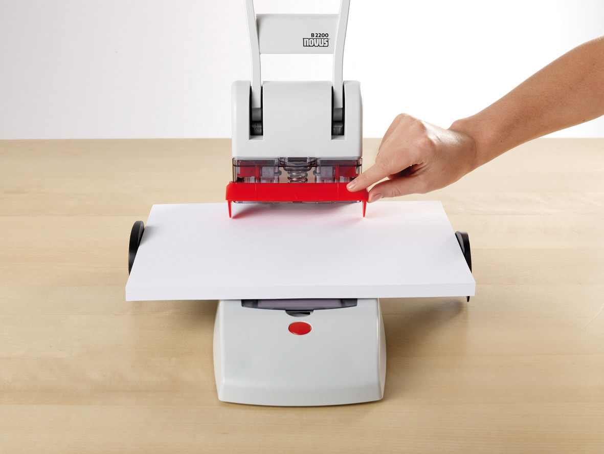 The Novus B2200 paper puncher