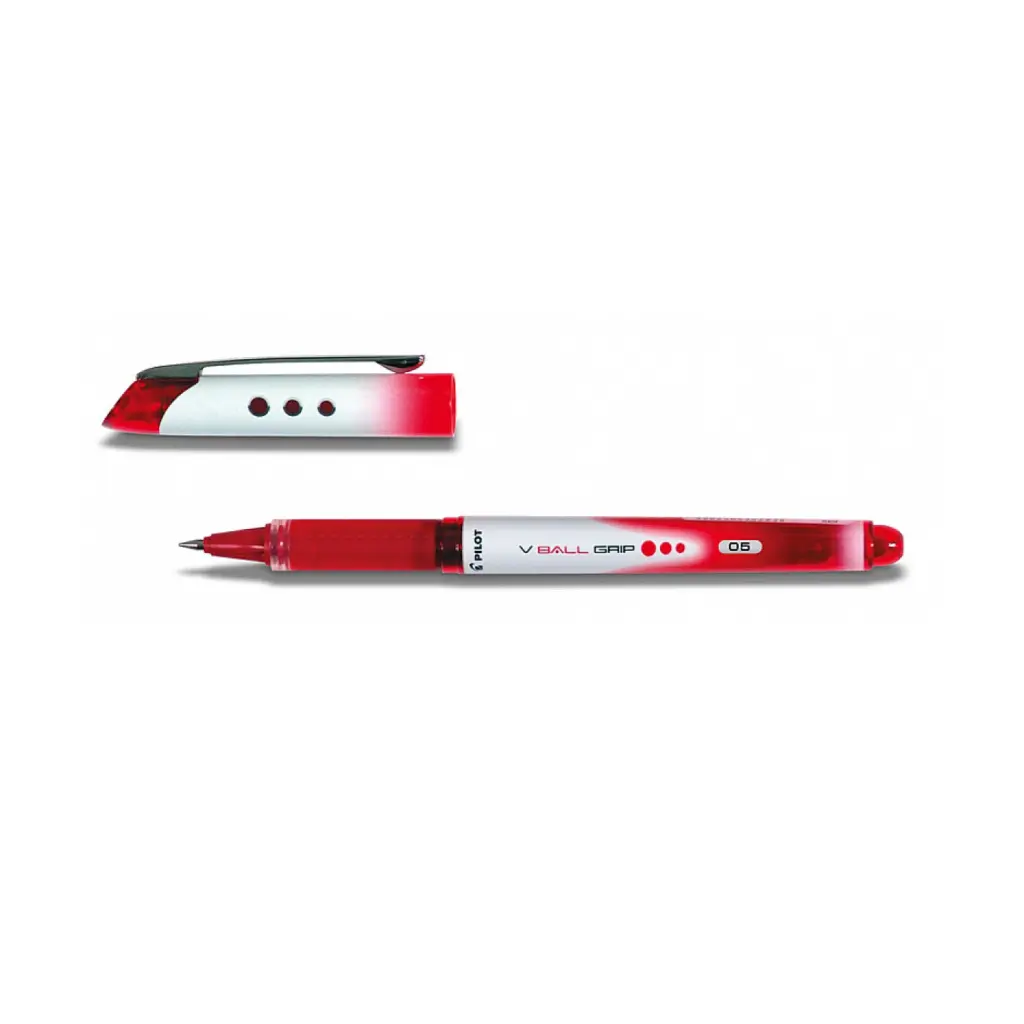 Pilot V BALL Grip Pen, Red 2.webp