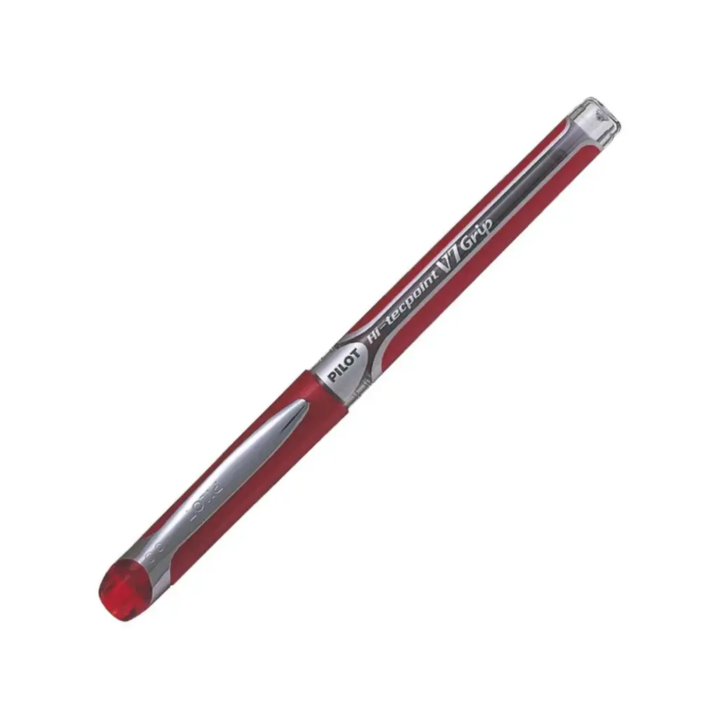 Pilot V7 Grip 0.7mm Tip, Red 3.webp
