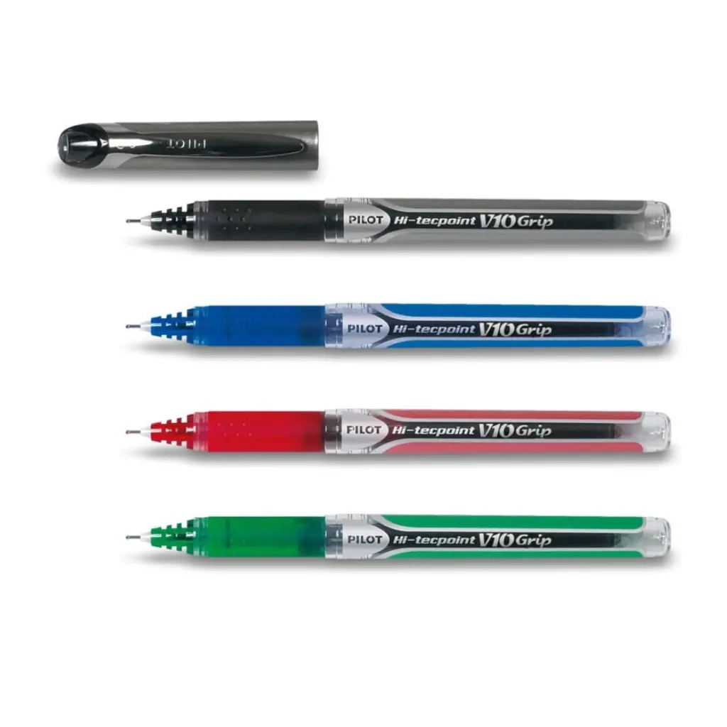 Pilot V10 Grip 0.1mm Tip, Black 3.webp