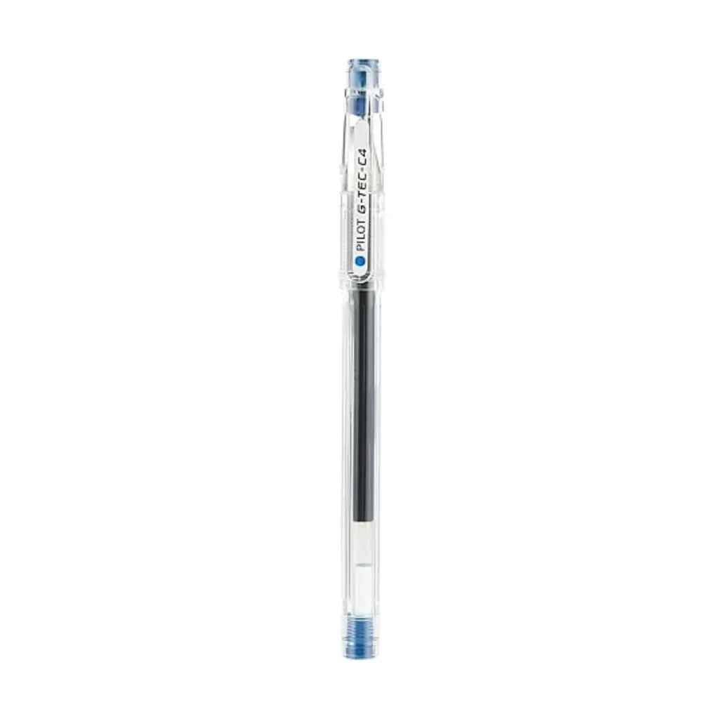 Pilot G-Tec C4 Roller Ball Pen 0.4mm White Blue 2 .webp