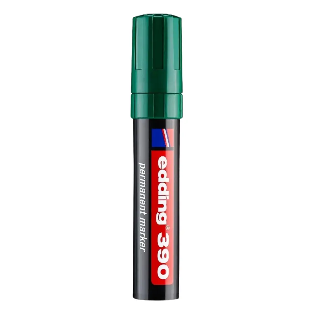 Edding 390 Permanent Marker - Green Large Markings.webp