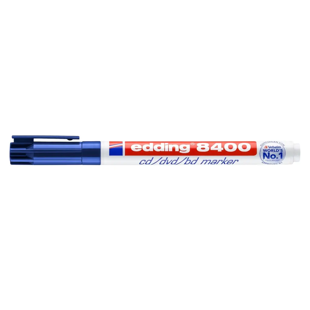 Edding 8400 CDDVD Marker Blue2.webp