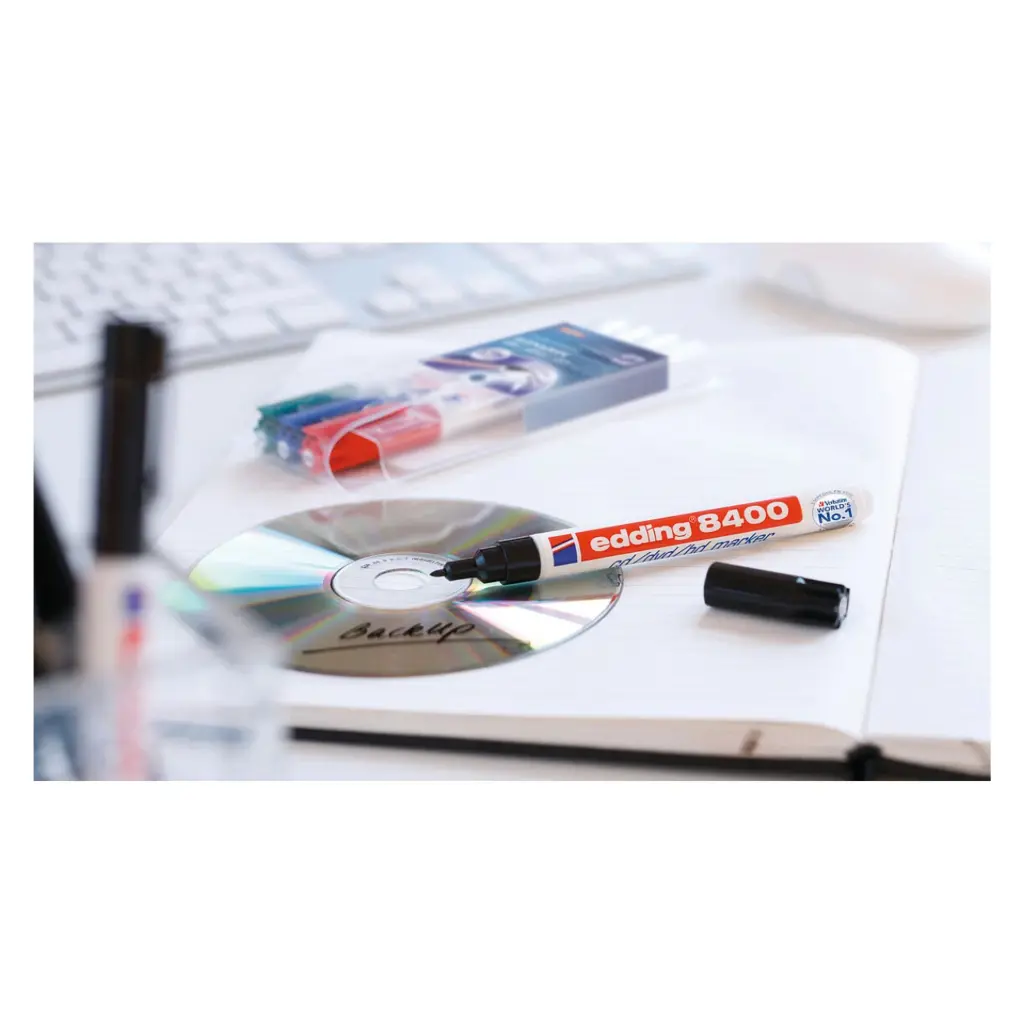 Edding 8400 CDDVD Marker Black4.webp