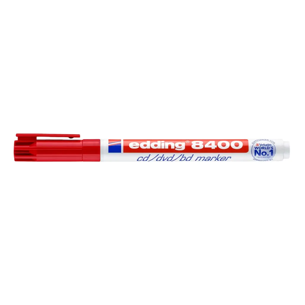 Edding 8400 CDDVD Marker red2.webp