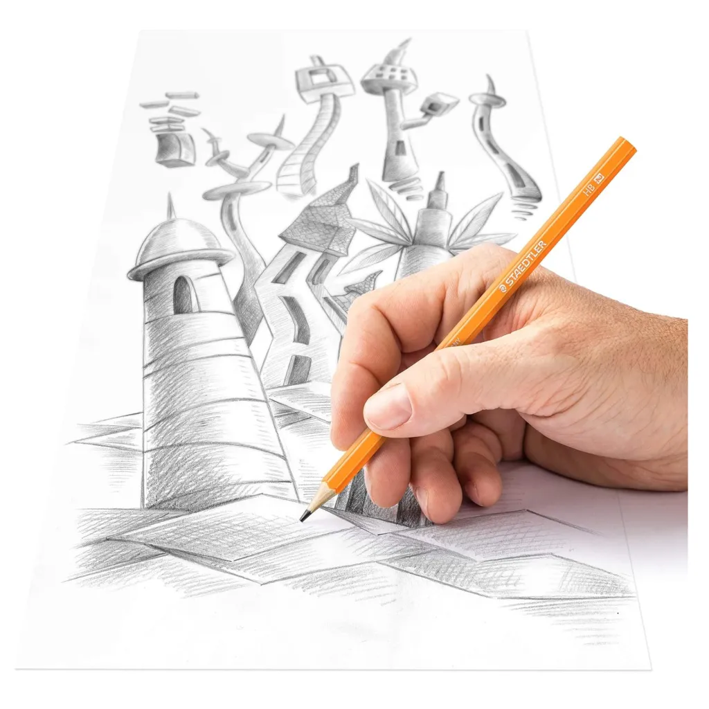 Staedtler Graphite HP Orange Pencil 180 Pack of 12 (2).webp