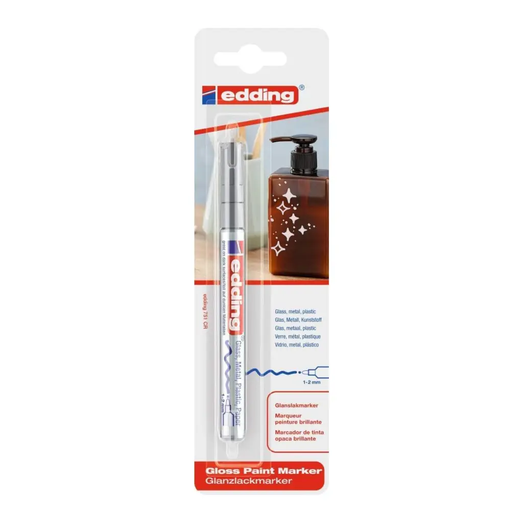 Edding 751 Paint Marker silver4.webp