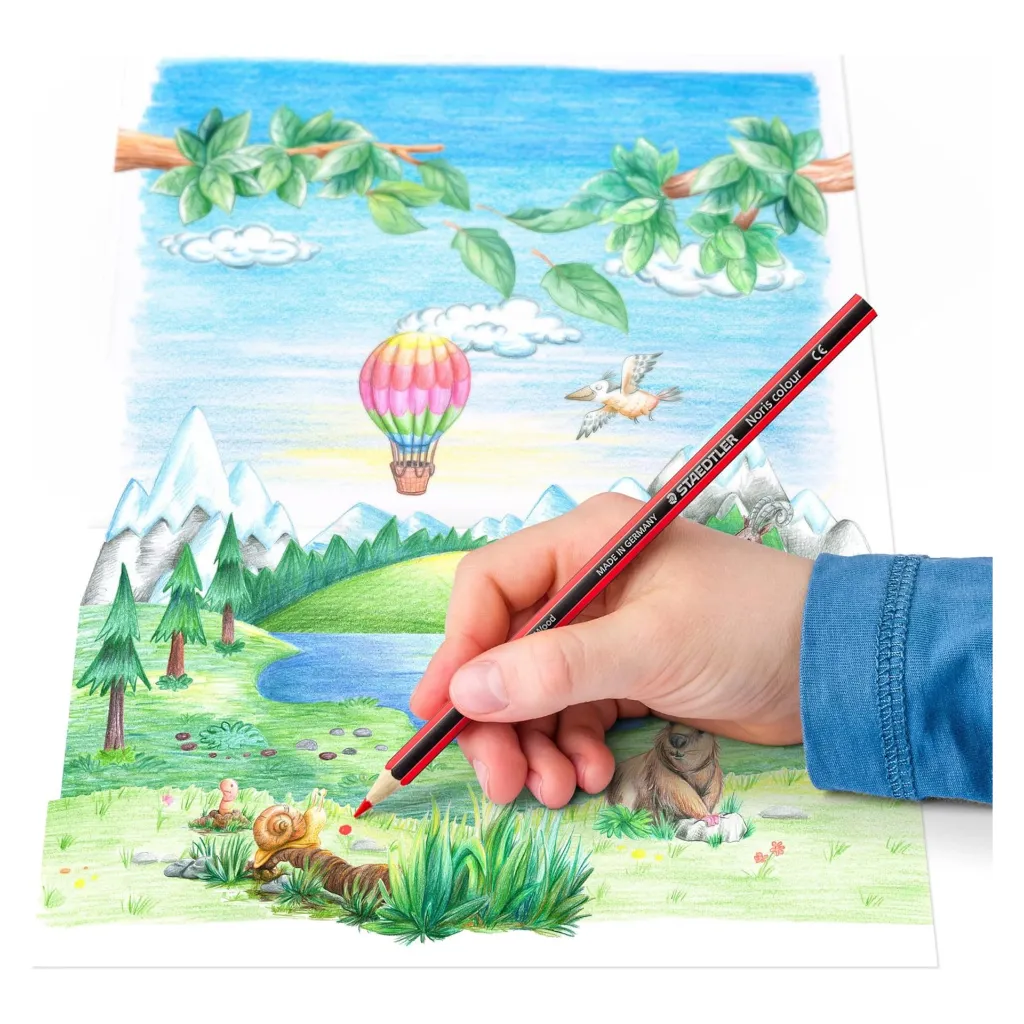 Staedtler Metal Case Pencils Colors Pack Of 24 185  (4).webp
