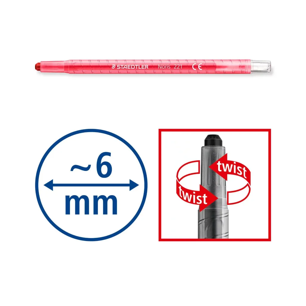 Staedtler Wallet Containing 12 Wax Twister In Assorted Colors (4).webp