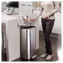 Stainless Steele Rectangular Waste Bin 30L (1).webp