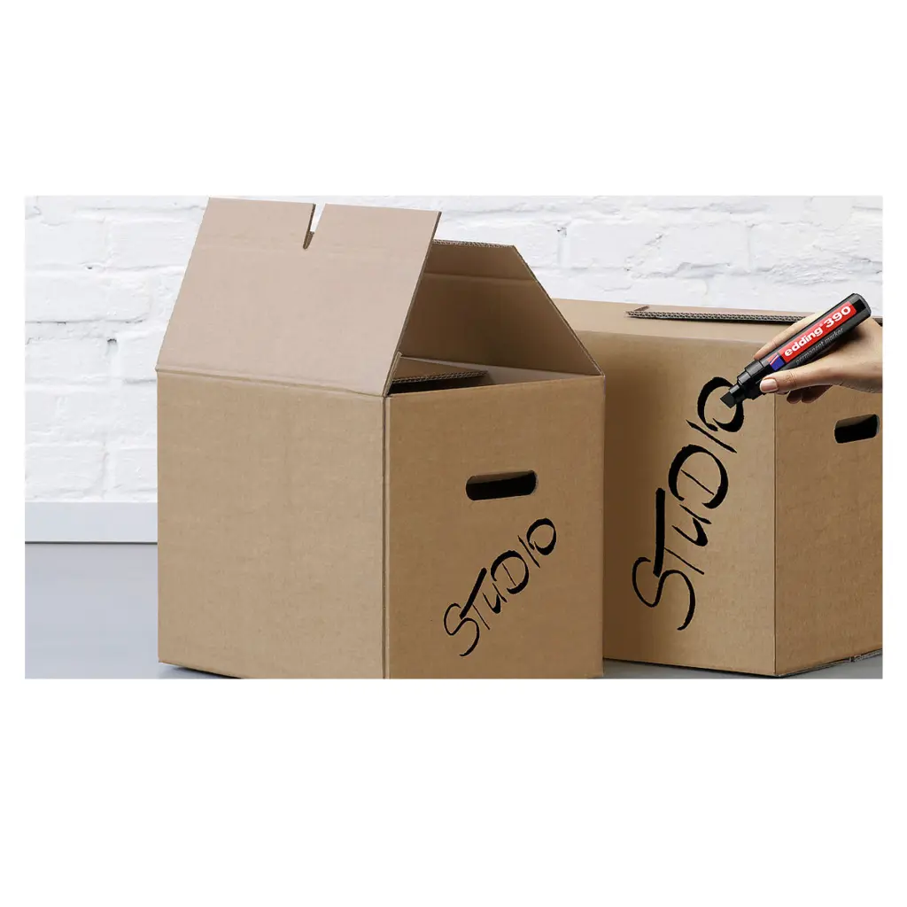 Edding 390 Permanent Marker  Black1.webp