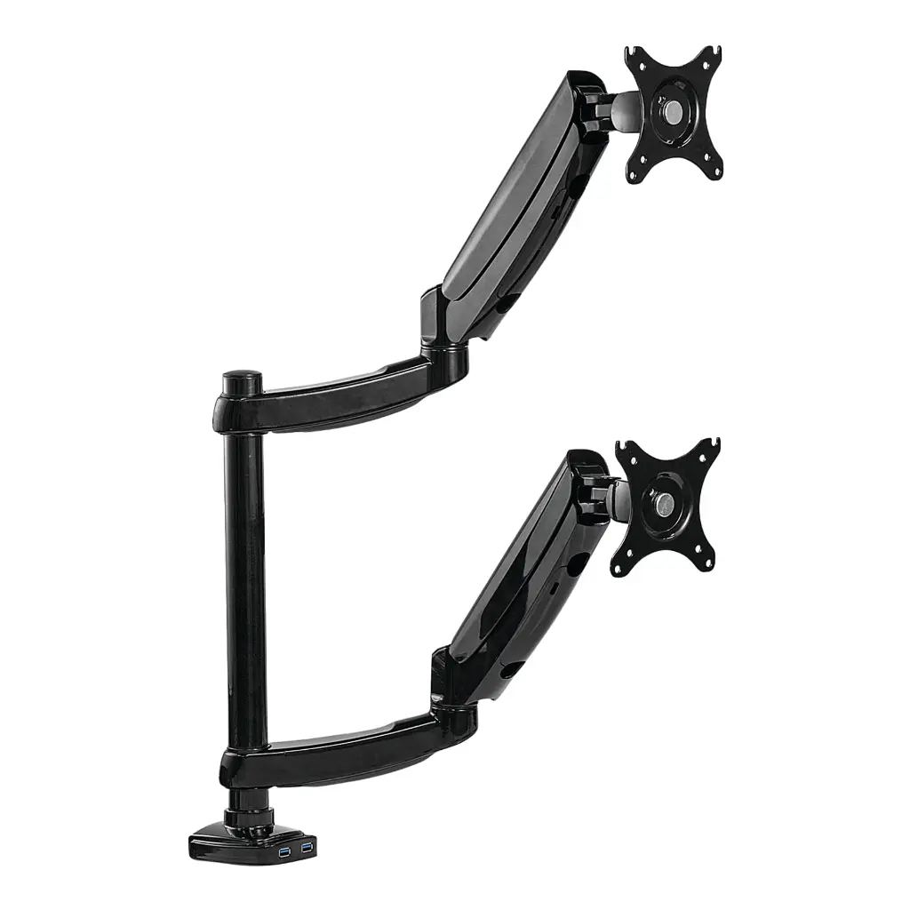 Fellowes Platinum Series Dual Stacking Adjustable Monitor Arm 6.webp