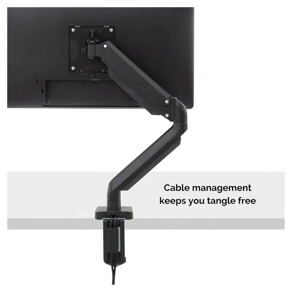 Fellowes Platinum Series Single Adjustable Monitor Arm 4.webp