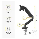 Fellowes Platinum Series Single Adjustable Monitor Arm 3.webp