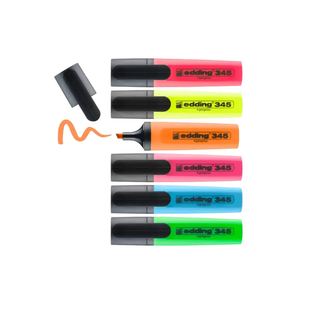 Edding 345 Highlighter Orange 1.webp