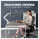 Fellowes Platinum Series Single Adjustable Monitor Arm - White 6.webp