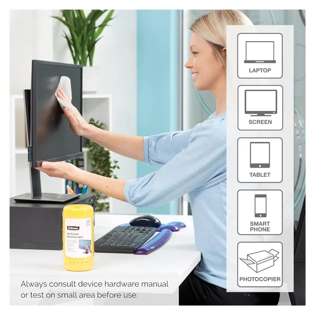 Fellowes Screen Cleaning Wipes 6.webp