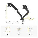 Fellowes Platinum Series Adjustable Dual Monitor Arm 5.webp