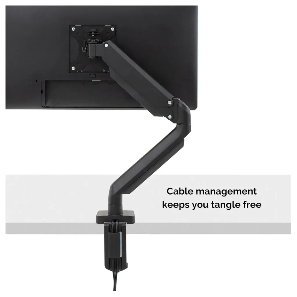 Fellowes Platinum Series Adjustable Single Monitor Arm 4.webp