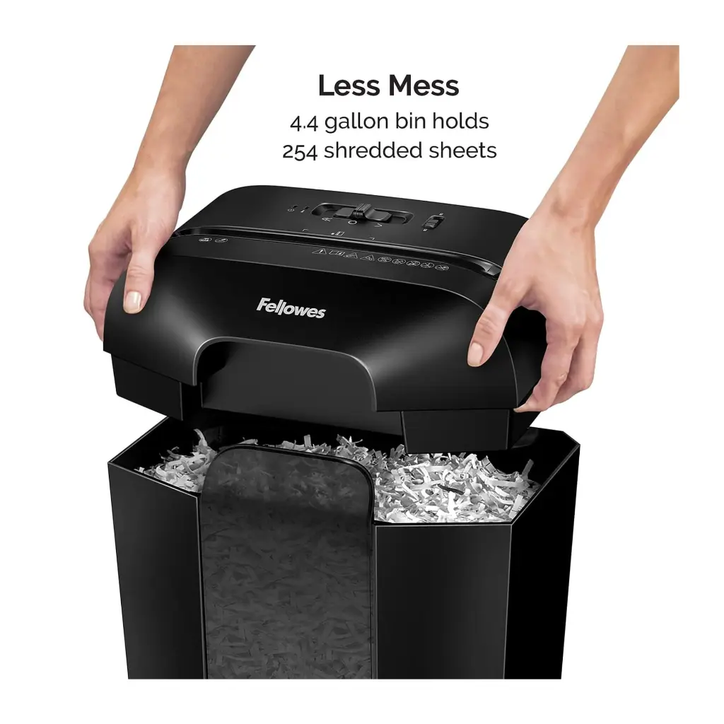 Fellowes Powershred LX45 Shredder, Cross Cut, Shreds 8 sheets 5 .webp