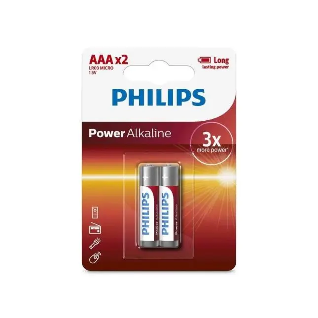 Philips Batteries Alkaline AAA