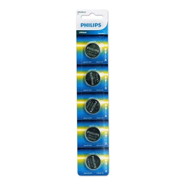 Philips Batteries lithium Coin CR2450