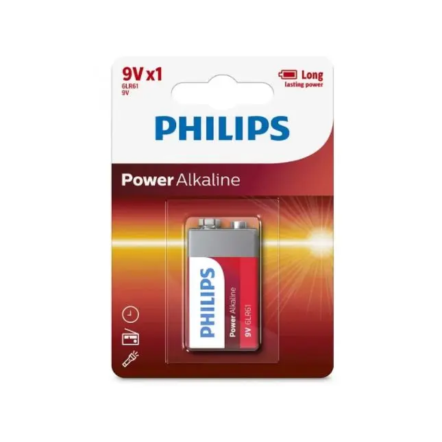 Philips Batteries Power Alkaline 9V