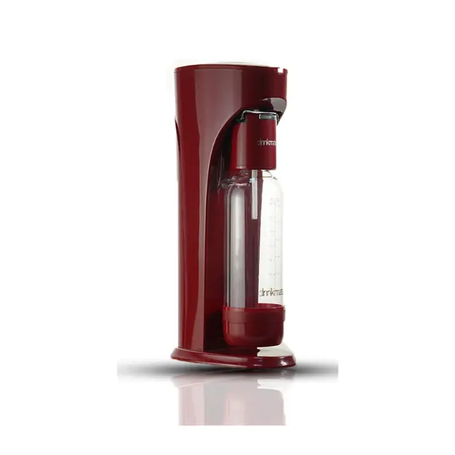 Drinkmate soda machine, red