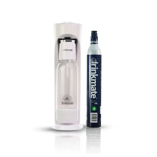 Drinkmate soda machine, white