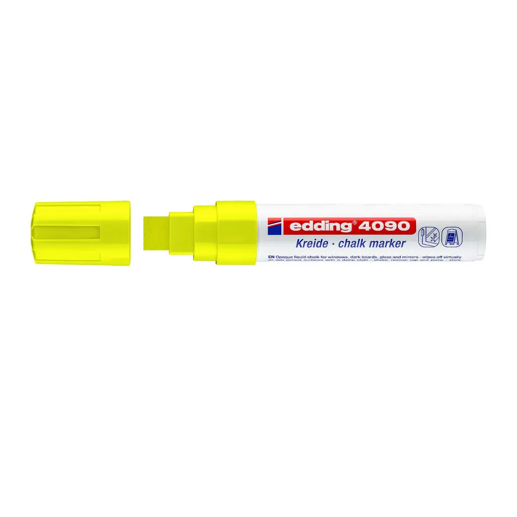 Edding 4090 Chalk Marker Jumbo Yelloe.webp