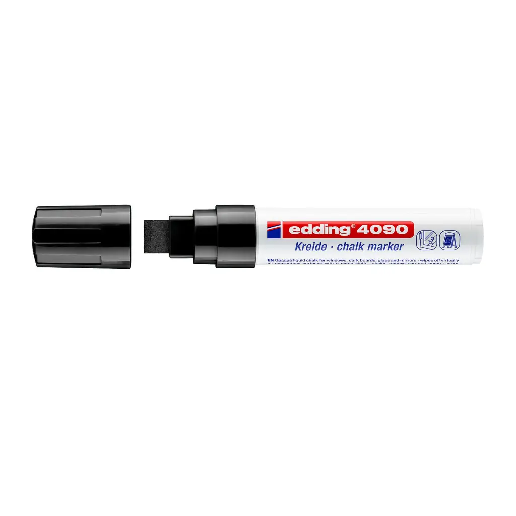 Edding 4090 Chalk Marker Jumbo Black.webp