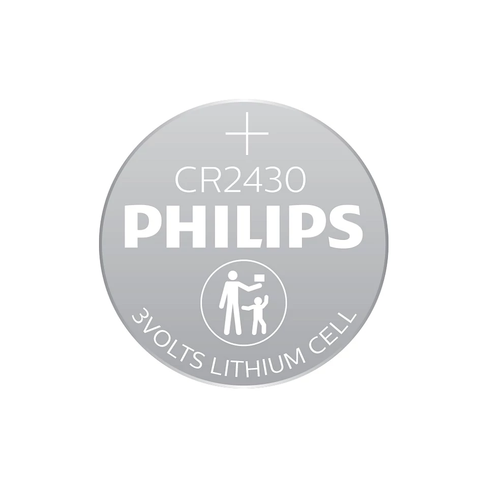 Philips Batteries Lithium Coin CR2430 (5 Pack)
