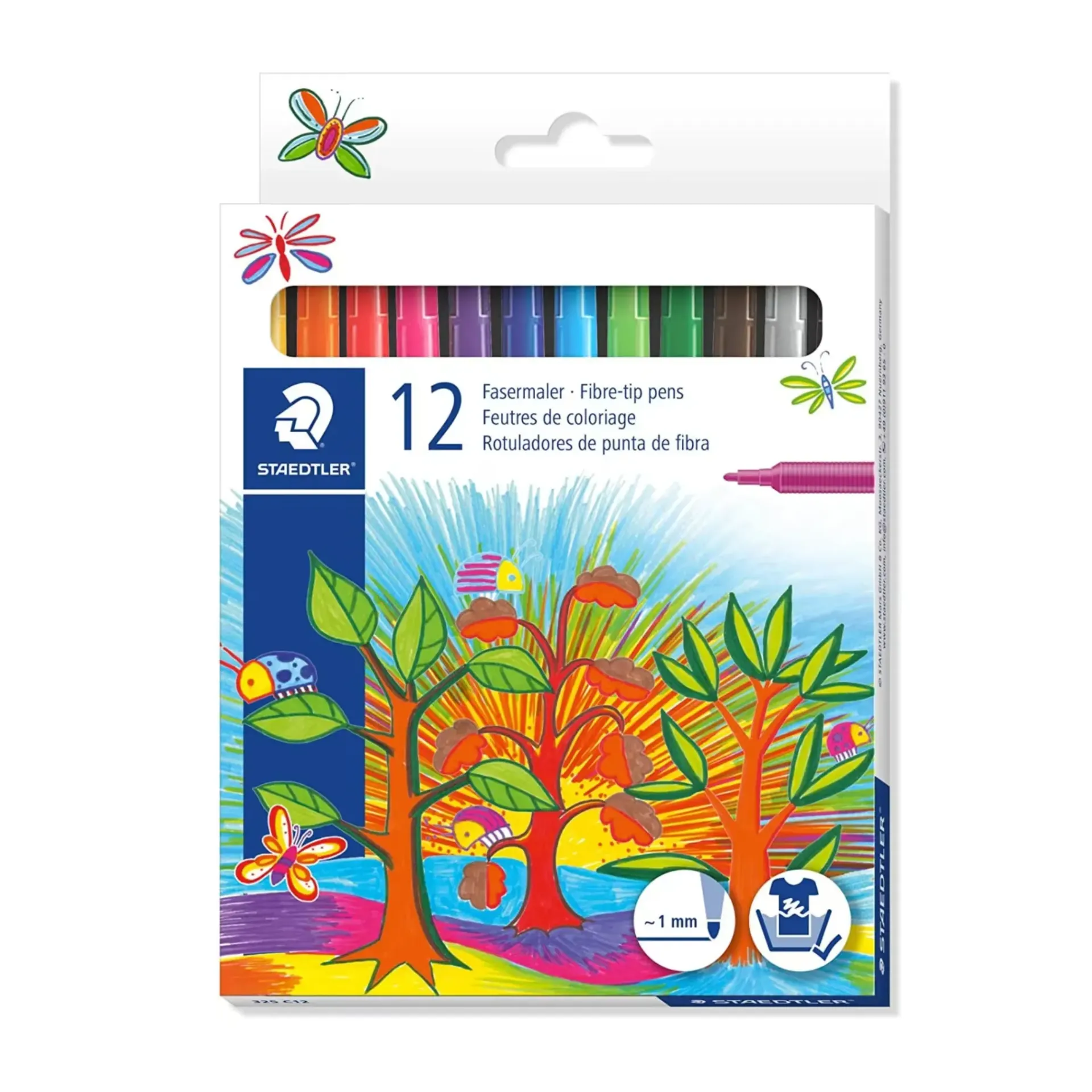 Staedtler 325 C12 Fasermaler Noris Club Pack Of 12