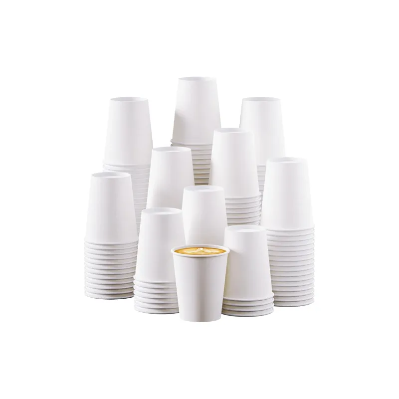 White Paper Cups Small Pack of 50
