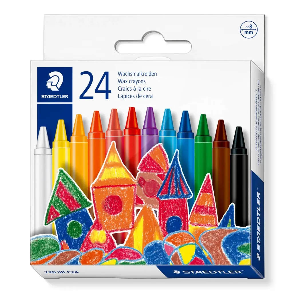 Staedtler Wax Crayons Pack of 24