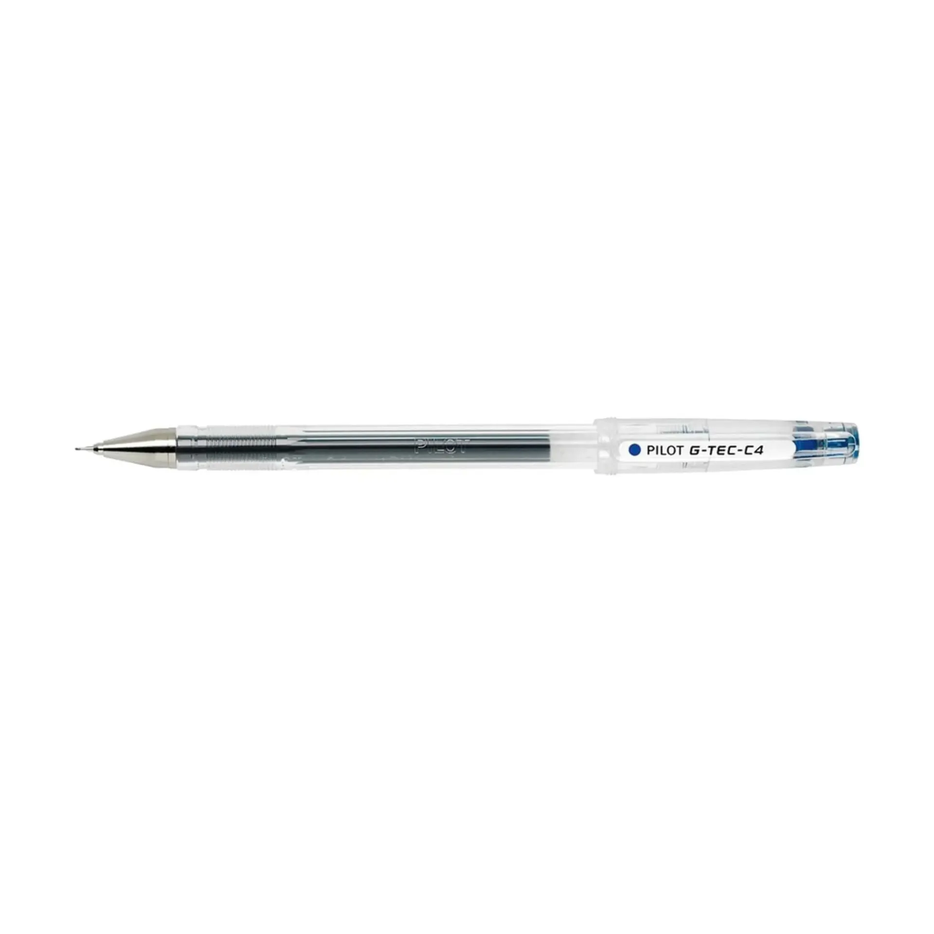 Pilot G-Tec C4 Roller Ball Pen, 0.4mm White Blue