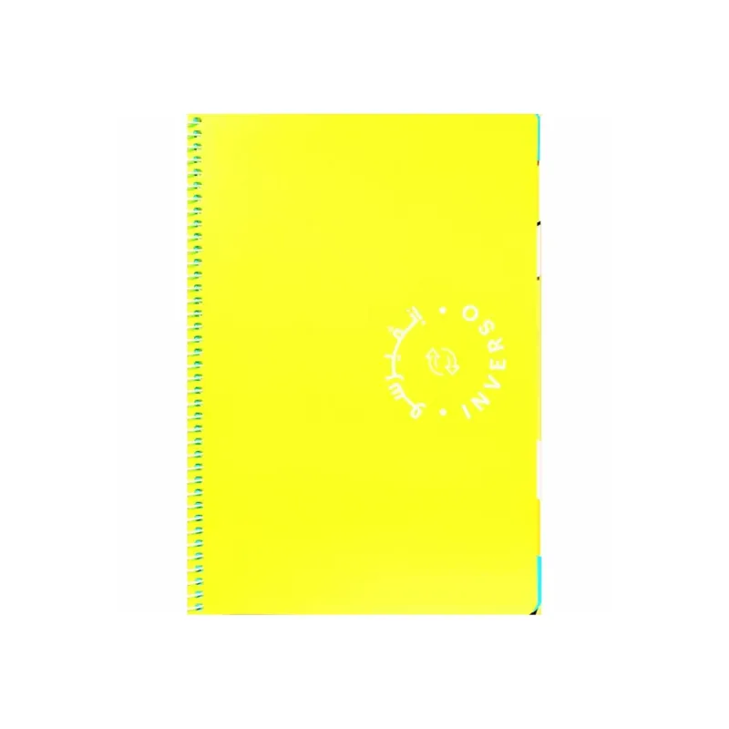 Bassile Genio 5 Subject Spiral Inverso Notebook, 70gm, 160 Sheets, B5
