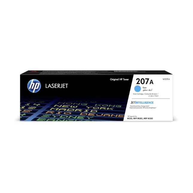 HP 207A Original LaserJet Toner Cartridge, Cyan