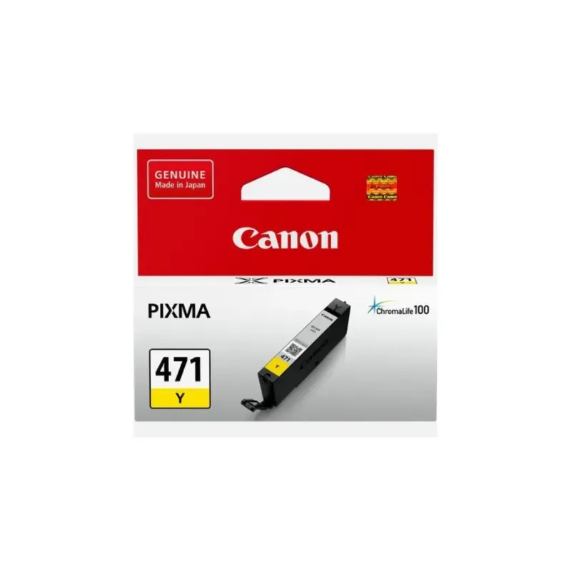Original Canon 471 Yellow Ink Cartridge