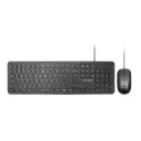 Promate Cmbo-KM2.E/A, Wired KeyBoard & Mouse
