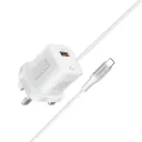 Promate powerport-PDQC3.EU- white, Charger