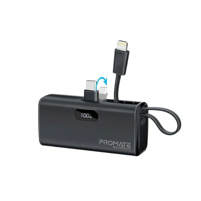 Promate NanoPack-5.Black, Power Bank