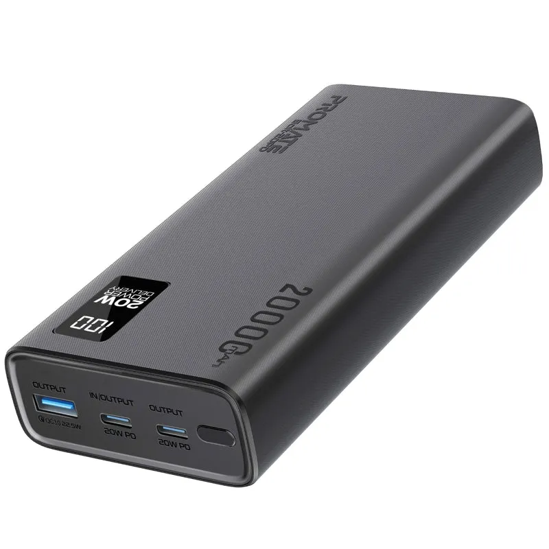 Promate Bolt-20PD.Black, Power Bank