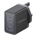 Promate GaNPort4-67PD.Black, Charger