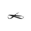 Nylon Lanyard & Metal Trigger Clip Pack Of 50, Black