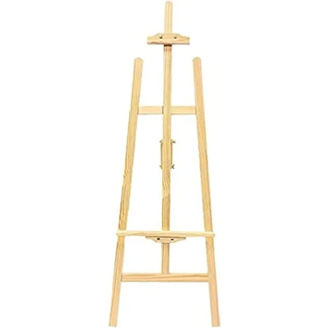 Wooden Easel, Canvas Display Stand 90cm