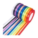 Satin Ribbon Multi Colors, 1cm 25Y for Crafts