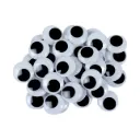 Wiggle Googly Eyes, Self Adhesive, Medium Size 20 Pieces