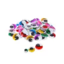Wiggle Googly Eyes, Self Adhesive, Small Size 20 Pieces, Multi Colours